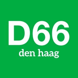 Zane de Ponte logo D66 Den Haag gemeenteraadsverkiezingen logo d66