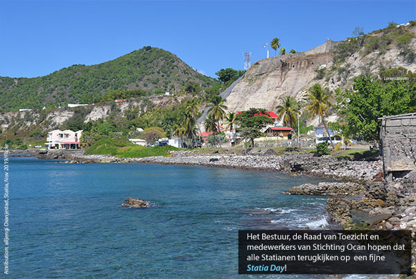 Statia Day groet 2024 Ocan caribisch