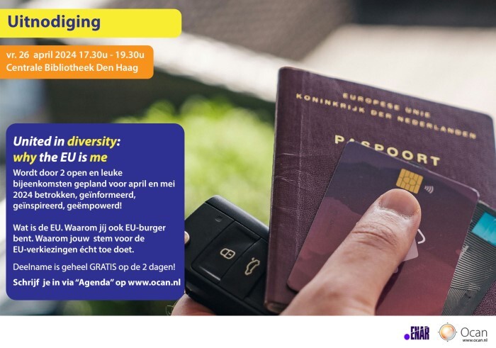 UITNODIGING United in Diversity Ocan EU elections ENAR stemmen democratie