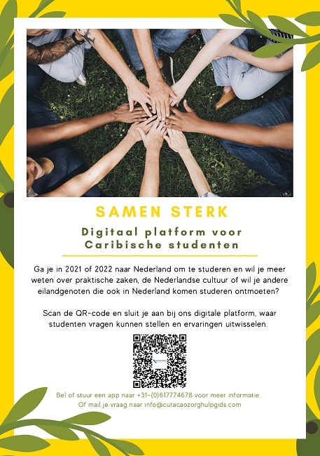 Samen Sterk digataal platorm Cucacao zorg hulpgids bursalen  Ocan Caribisch