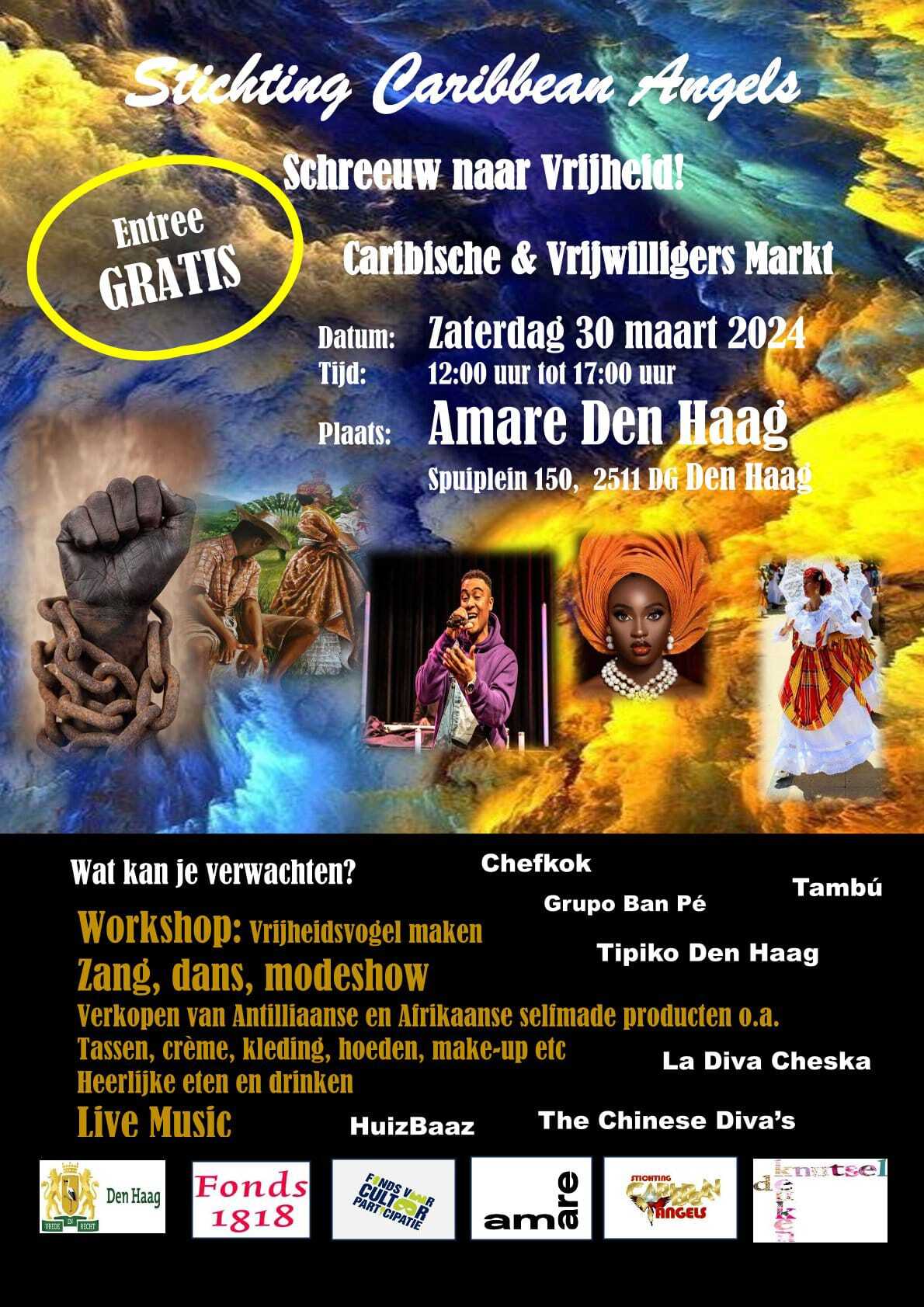 Uitnodiging Caribische Markt Caribbean Angels maart 2024 Ocan caribisch Ocan